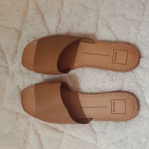 Dolce vita brown leather sandals 8 5